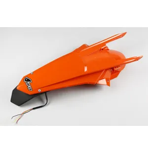UFO Rear Fender Enduro LED EXC/EXC-F 150-500 2017-19 Oranssi 127 kuva