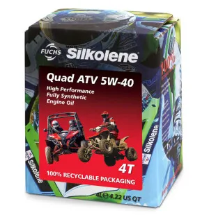 Silkolene Quad ATV 5W-40 4L CUBE (4x4l) kuva