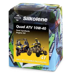 Silkolene Quad ATV 10W-40 4L CUBE (4x4l) kuva