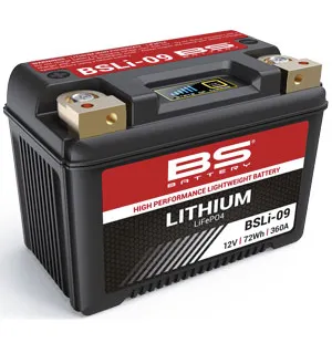 BS Battery BSLI-09 Lithiumbatteri image