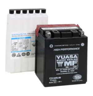 Yuasa Batteri YTX14AHL-BS (CP) Inkl syra image