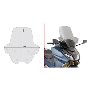 GIVI WINDSCREEN FUMEE HONDA FORZA 750 (2021) kuva