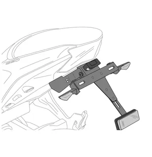 Puig License Support Aprilia Rs 660 21' C/Black kuva