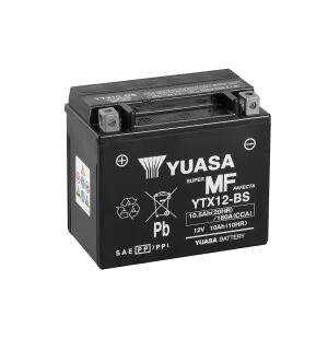 Yuasa Batteri YTX12(WC) syrafylld (4) image