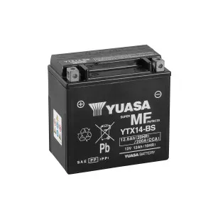 Yuasa Batteri YTX14(WC) syrafylld (4) image