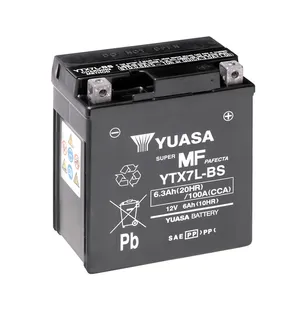 Yuasa Batteri YTX7L(WC) syrafylld (5) image