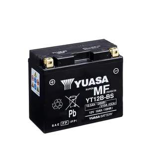 Yuasa Batteri YT12B(WC) syrafylld (6) image
