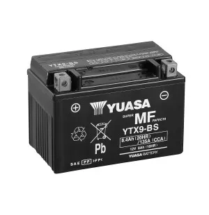 Yuasa Batteri YTX9(WC) syrafylld (6) image