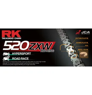 RK 520ZXW XW-rengasketju +CLF (niittil.) kuva