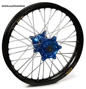 Haan wheel YZ / WR MODELS 99- 18-2,15 RED HUB/BLACK RIM kuva