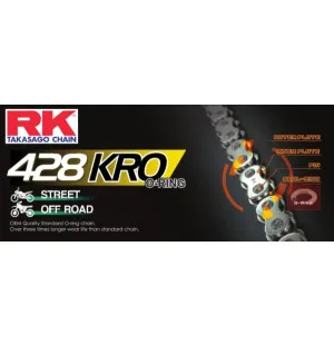 RK GS428KRO O-rengasketju Kulta +CL (Jousil.) kuva