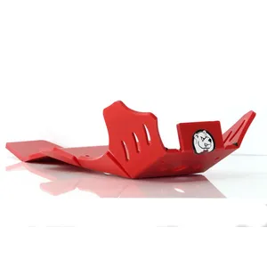 AXP Xtrem HDPE Skid Plate Red Gas-Gas EC250/EC300 21-23 kuva