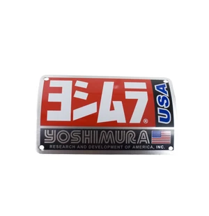 Yoshimura MUFFLER NAME BADGE YZFR1, DUCATI kuva