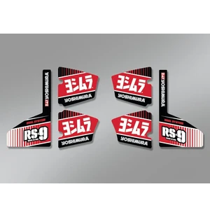 Yoshimura MUFFLER BADGE RS-9 Decal Set (6 pcs) kuva