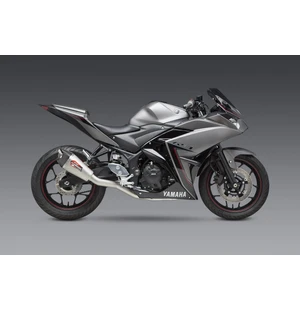 Yoshimura YZF-R3 15-21 Race AT2 Stainless Full Exhaust, w/ Stainless Muffler kuva