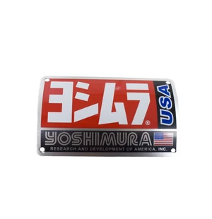 Yoshimura MUFFLER NAME BADGE FOR MINI BIKE MUFFLER kuva