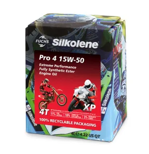Silkolene Pro 4 15W-50 XP 4L CUBE (4) kuva