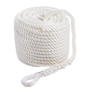 Qvarken Ankkuriköysi Classic koussilla 14mm 40m valkoinen kuva