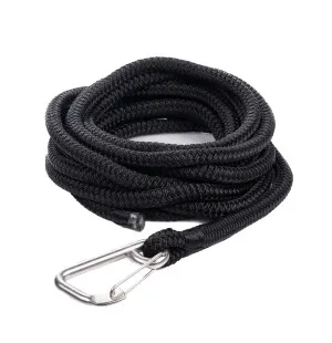Qvarken Kiinnitysköysi Dockline karbiinihaalla 14mm 12m musta kuva