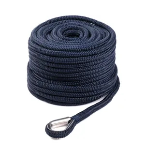Qvarken Ankkuriköysi Dockline koussilla 18mm 50m navy sin kuva