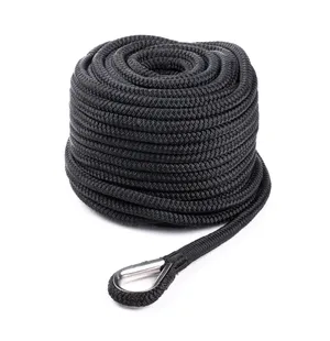 Qvarken Ankkuriköysi Dockline koussilla 16mm 40m musta kuva