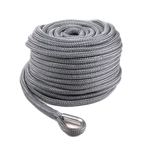 Qvarken Ankkuriköysi Dockline koussilla 14mm 40m harmaa kuva