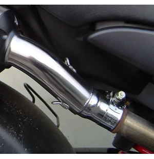 GPR Honda Hornet 900 2002/05 Pair EC-Approv. slip-on exhaust Deeptone Inox kuva