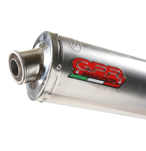 GPR Kawasaki Zx-7R 1996/02 EC-Approv. bolt-on silencer Inox Tondo / Round kuva