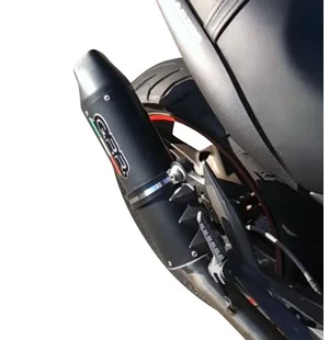 GPR Cagiva Raptor 1000 2000/03 Pair EC-Approv. slip-on exhaust Furore Nero kuva