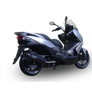 GPR Hyosung Comet 650 Gt-R 2004/16 EC-Approv. bolt-on silencer Furore Nero kuva