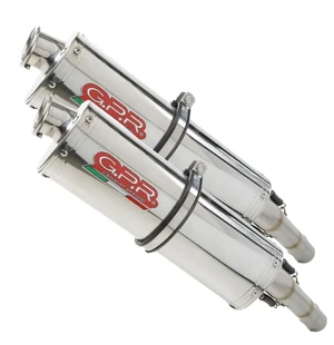 GPR Ducati Monster 1000 2003/05 Pair EC-Approv. slip-on exhaust Trioval kuva