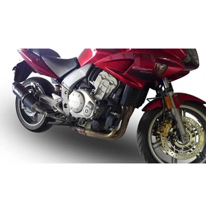 GPR Honda Cbf 1000 2006/09 Pair EC-Approv. slip-on exhaust Furore Nero kuva