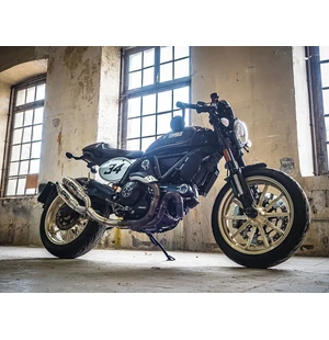 GPR Ducati Scrambler 800 2015/16 Pair of EC-Approv. slip-on exhaust catalized De kuva