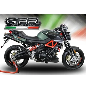 GPR Aprilia Shiver 900 2017/20 e4 Pair EC-Approv. slip-on exhaust GP Evo4 Poppy kuva