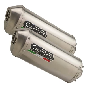 GPR Suzuki Gsx-R 1000 K9 2009/11 Pair EC-Approv. slip-on exhaust Satinox kuva