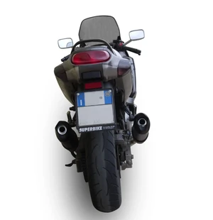 GPR Kawasaki Zzr 600 2002/06 Pair EC-Approv. slip-on exhaust Furore Nero kuva
