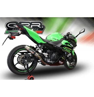 GPR Kawasaki Ninja 400 2018/20 e4 Racing full line exhaust Deeptone Inox kuva