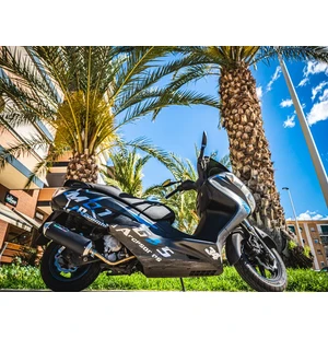 GPR Suzuki Burgman Uh 125 i.e. 2014/16 EC-Approv. full line exhaust Evo4 Road kuva