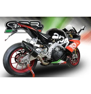 GPR Aprilia Tuono V4 1100-Rr 2015/16 Racing slip-on exhaust Furore Nero kuva