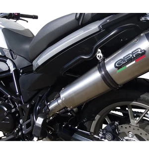 GPR Bmw F 700 Gs 2011/15 EC-Approv. slip-on exhaust Gpe Ann. Titaium kuva