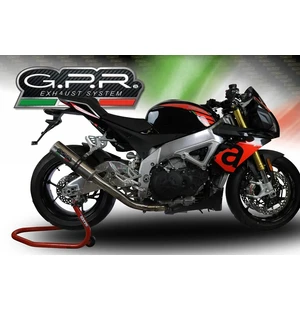 GPR Aprilia Tuono V4 1100-Rr 2015/16 Racing slip-on exhaust M3 Titanium Natural kuva