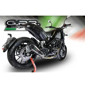 GPR Benelli Leoncino 500 Trail 2017/20 e4 EC-Approv. slip-on exhaust Gpe Ann. Po kuva
