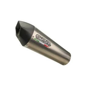 GPR Benelli Trk 502 X 2017/20 e4 EC-Approv. slip-on exhaust GP Evo4 Titanium kuva