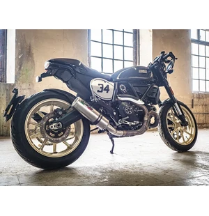 GPR Ducati Scrambler 800 2017/20 e4 EC-Approv. slip-on exhaust catalized M3 Tita kuva