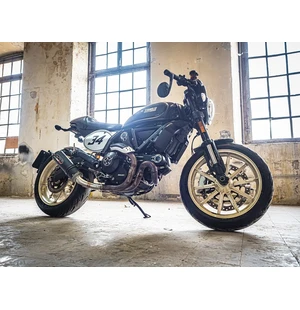 GPR Ducati Scrambler 800 2017/20 e4 EC-Approv. slip-on exhaust catalized M3 Blac kuva