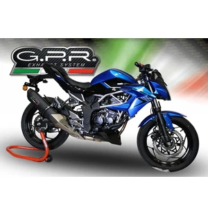 GPR Kawasaki Ninja 125 2019/20 e4 EC-Approv. slip-on exhaust Furore Evo4 Nero kuva