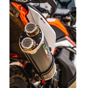 GPR Ktm Duke 890 L 2021/2022 e5 EC-Approv. slip-on exhaust Dual Poppy kuva