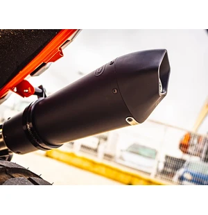 GPR Ktm Duke 890 L 2021/2022 e5 EC-Approv. slip-on exhaust GP Evo4 Black Titaniu kuva