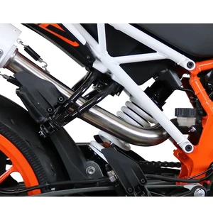 GPR Ktm Duke 250 2017/20 e4 EC-Approv. slip-on exhaust catalized Furore Evo4 Ner kuva