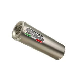 GPR Honda Hornet Cb 600 F 2007/14 EC-Approv. slip-on exhaust M3 Titanium Natural kuva
